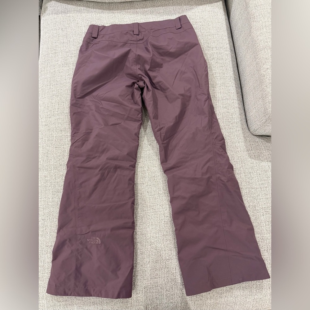 The North Face Women's Pikes Purple Insulated Ski/Snow Pants - Picture 2 of 14